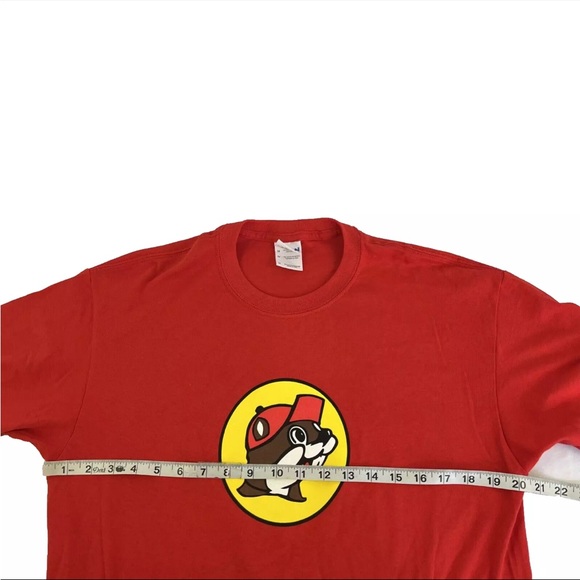 Mens Buccees It’s A Beaver Red Graphic T-Shirt Sz M Cotton - Picture 3 of 7
